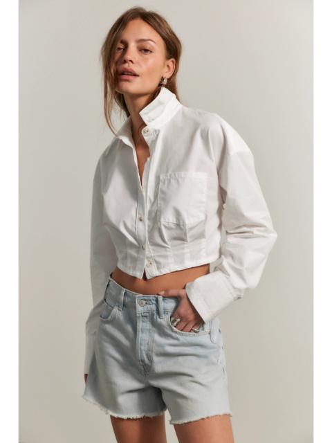 FREE PEOPLE We The Free Remi Reworked Button Down Top