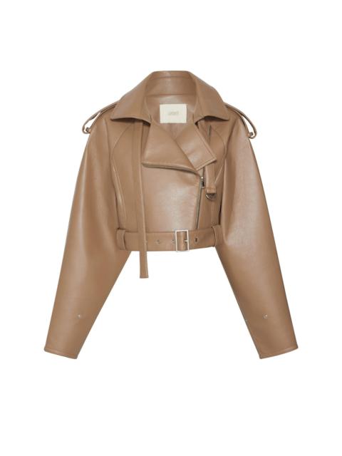 LAPOINTE Faux Leather Moto Jacket