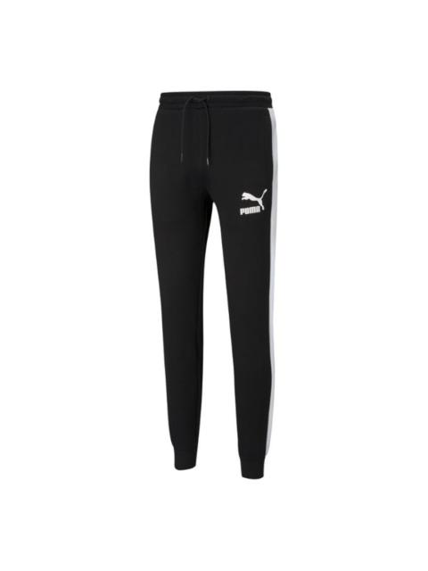 PUMA Iconic T7 New Summer Sports Pants Mens Black 531381-01
