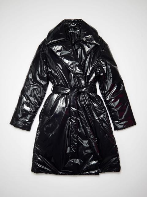 Acne Studios Padded face coat - Black
