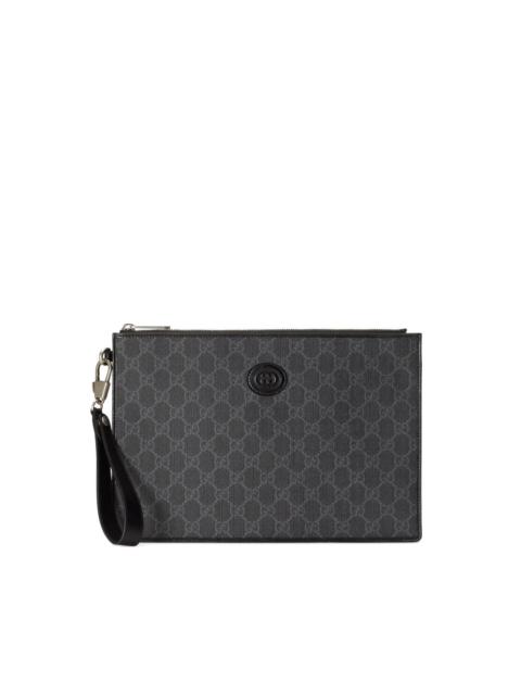 GUCCI GG-canvas clutch bag
