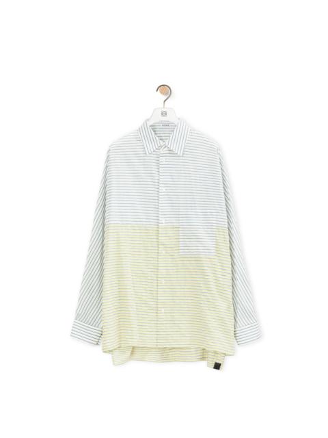 Loewe Oversize stripe shirt in cotton