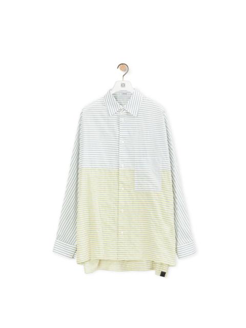 Loewe Oversize stripe shirt in cotton