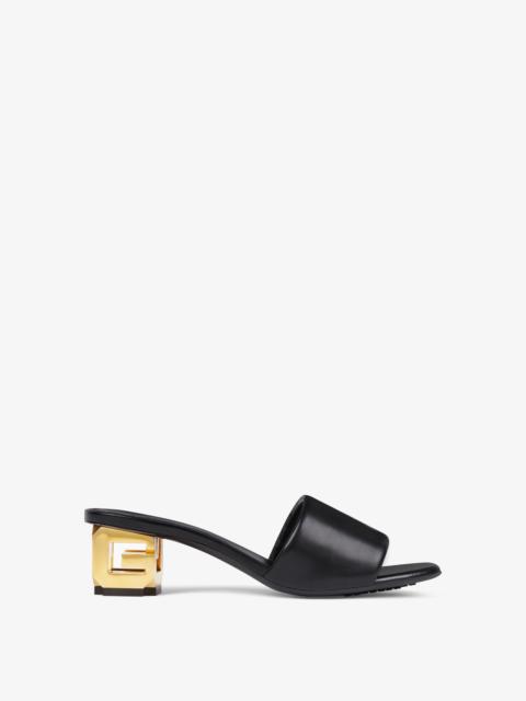 Givenchy G CUBE MULES IN LEATHER