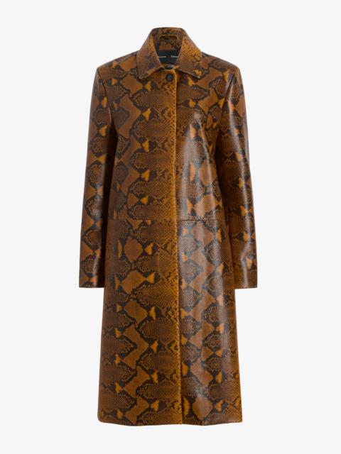 Proenza Schouler Leticia Coat in Python Print