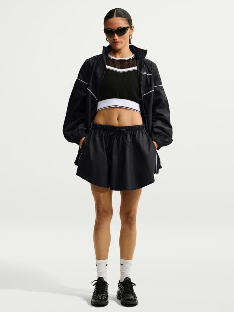 Nike Nike Sportswear Women's Mid-Rise Scalloped-Trim Poplin Skirt