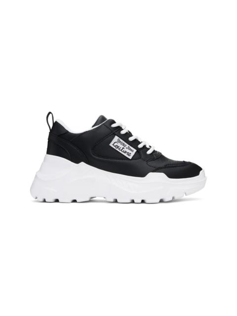 VERSACE JEANS COUTURE Black Speedtrack Sneakers