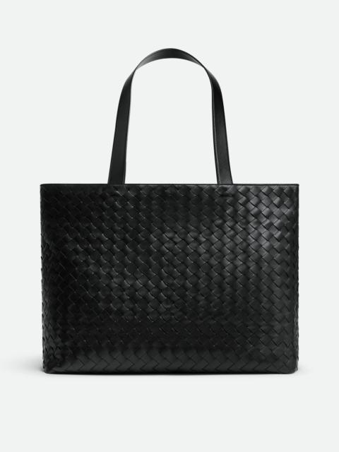 Bottega Veneta Large Intrecciato Zipped Tote