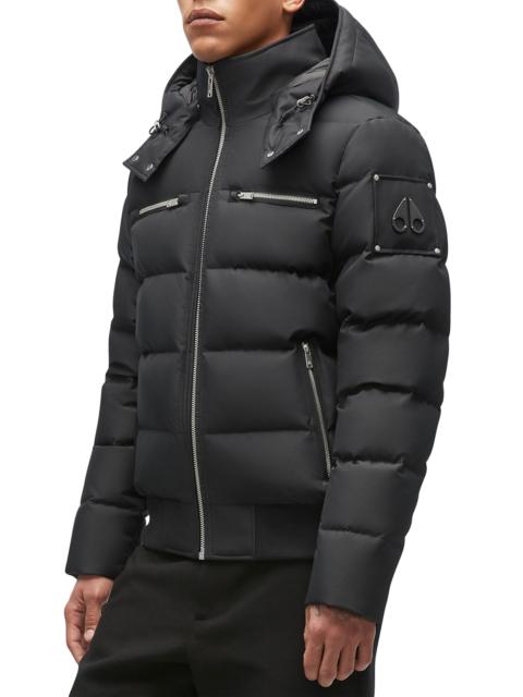 MOOSE KNUCKLES Men's Cloud Quilted Boerum Bomber - Black