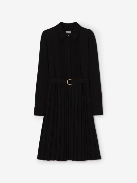 Burberry Belted Viscose Dress