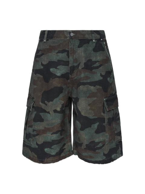 REPRESENT Camo Cargo Shorts