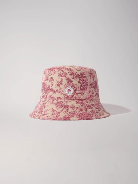 maje Patterned cotton bucket hat