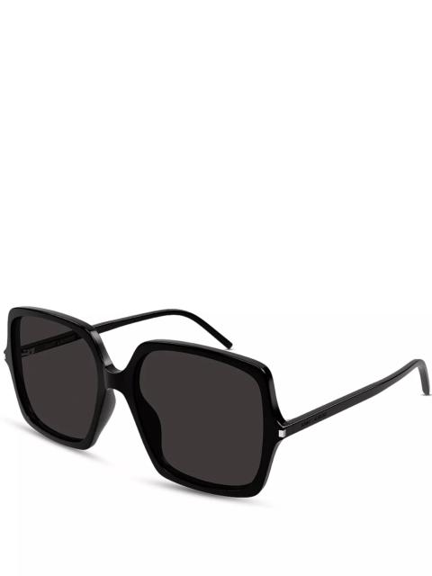 Thin Butterfly Sunglasses, 57mm