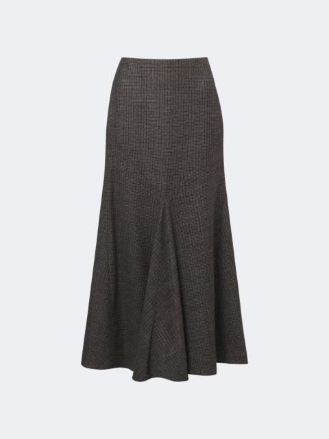 Etro Checked wool midi skirt