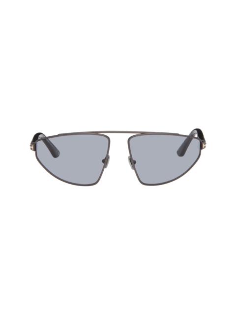 TOM FORD Gunmetal Parker Sunglasses