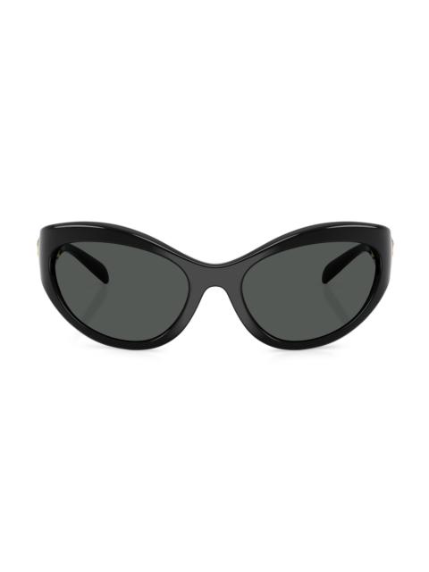 VERSACE Women's 59MM Cat-Eye Pillow Sunglasses - Black