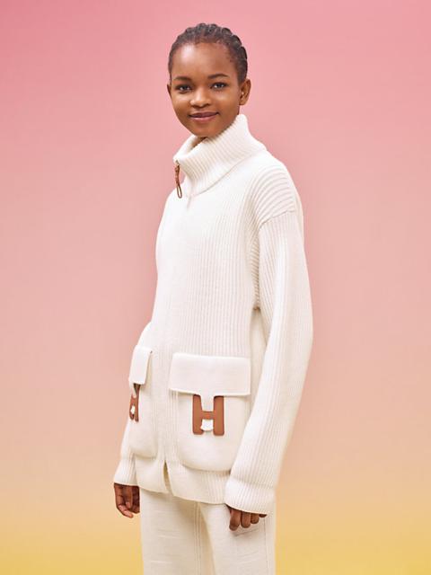 Hermès Wool knit jacket