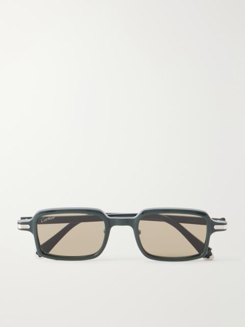 Cartier Première de Cartier Square-Frame Recycled-Acetate Sunglasses