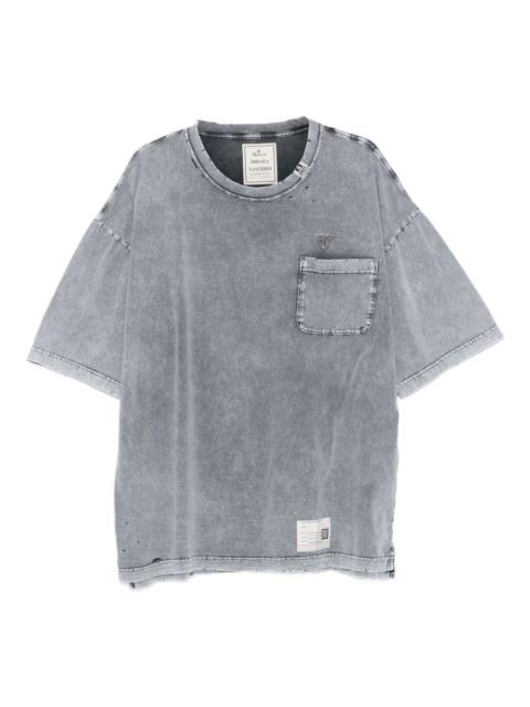 Maison MIHARAYASUHIRO chest-pocket bleached T-shirt