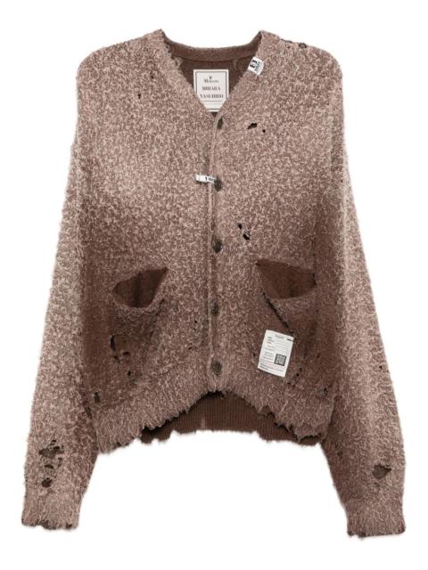 Maison MIHARAYASUHIRO distressed cardigan