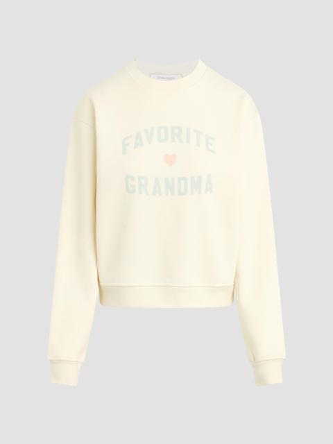 Favorite Daughter Women's The Favorite Grandma Sweatshirt - Gardenia Light Sag