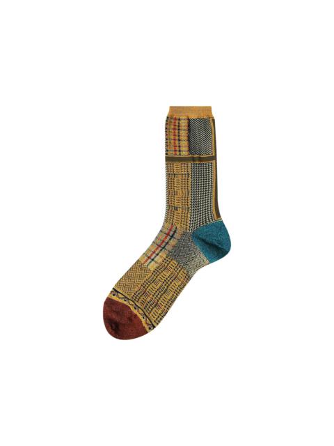 Kapital Kapital Tweed Cloth Navajo Socks 'Beige'