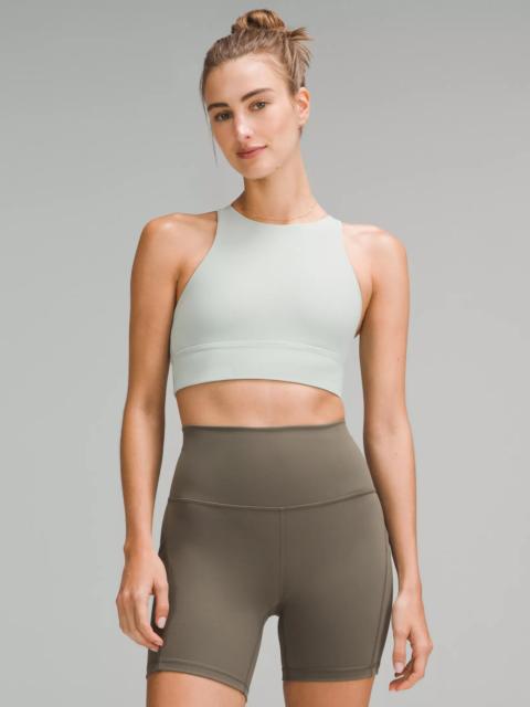 lululemon lululemon Energy High-Neck Longline Bra Medium Support, B-D Cups *Tough