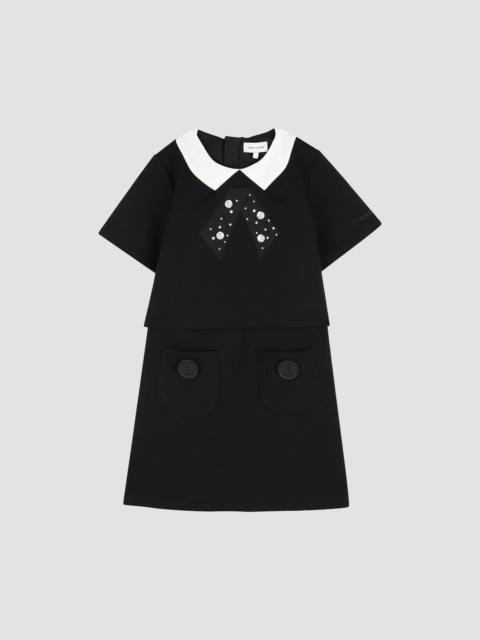 Marc Jacobs Girl's Little Girl's & Girl's Embellished Short-Sleeve Dress - Black