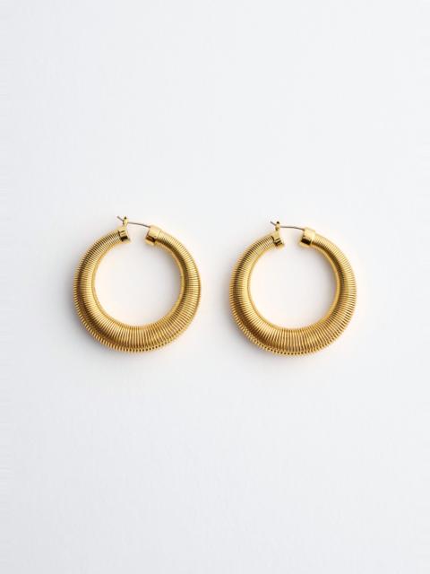 & Other Stories Coil Hoop Earrings