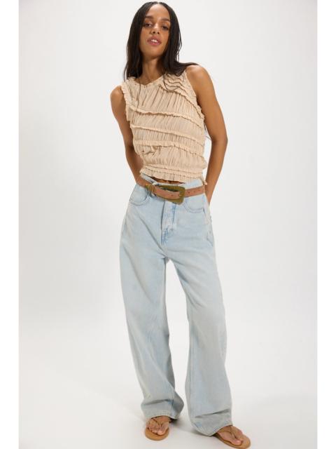FREE PEOPLE We The Free Truro Baggy Puddle Jeans