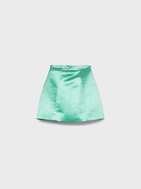 Blumarine DUCHESSE SATIN MINISKIRT