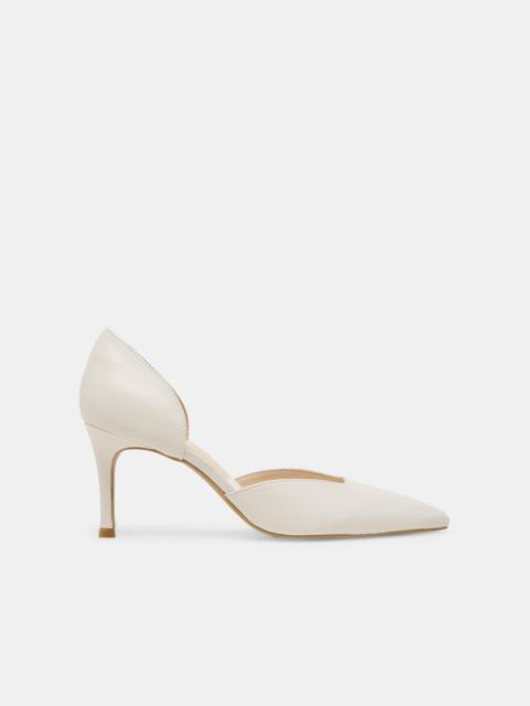 dolce vita ELOY HEELS WHITE LEATHER