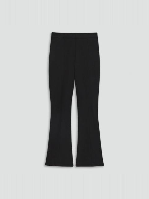 Theory Seamed Kick Pant in Stretch Cotton-Blend