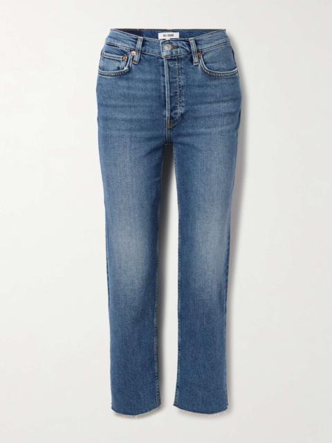 70s Stove Pipe high-rise straight-leg jeans