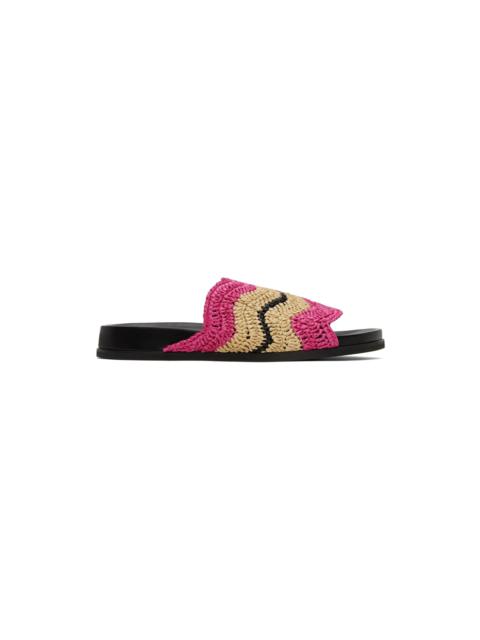 Pink & Beige No Vacancy Inn Edition Fussbett Sandals