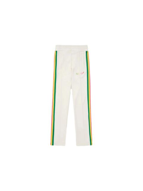 Palm Angels Palm Angels Miami Logo Track Pants White/Multi