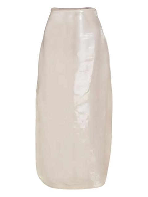 A.W.A.K.E. MODE sequined slit skirt