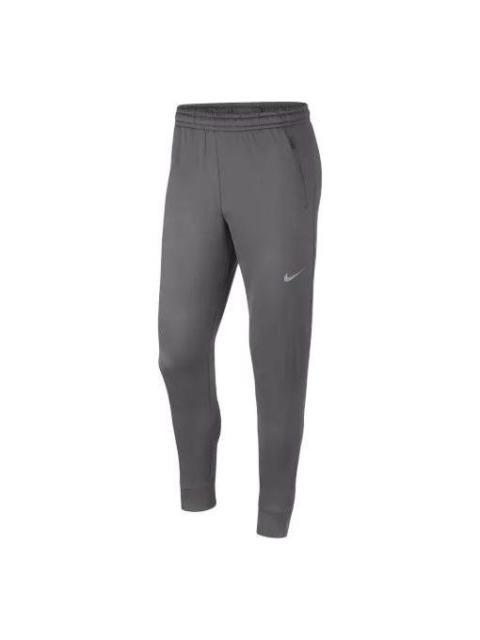 Nike Men's Nike Printing Brand Logo Elastic Waistband Straight Sports Pants/Trousers/Joggers Gray AA1996-