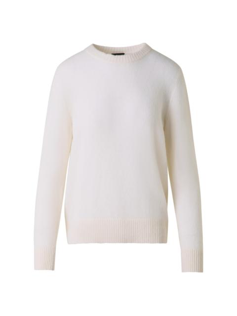 AKRIS Women's Knit Cashmere Oversized Sweater - Ecru
