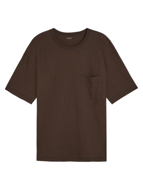 Lemaire Lemaire Boxy Cotton and Linen-blend T-shirt
