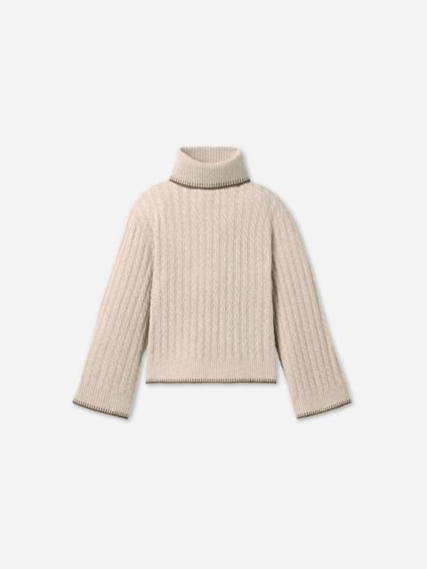 UGG ® Women's Rylynn Turtleneck Sweater Tops in Oatmeal Heather