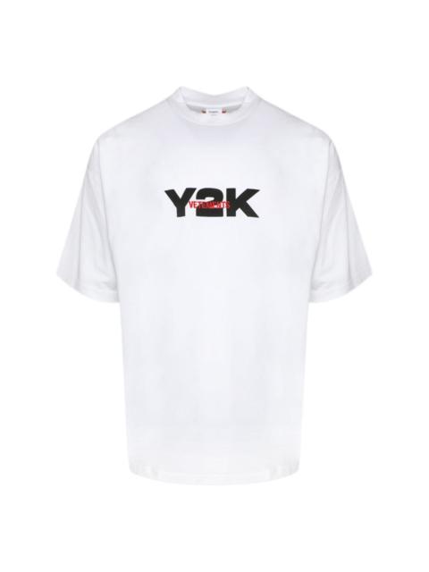 Y2K-print cotton T-shirt