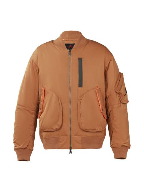 Jordan Air Jordan Ma-1 Flight Reflective Warm Jacket For Men Orange CK6669-290