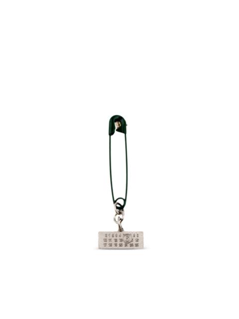MM6 Maison Margiela safety pin earring