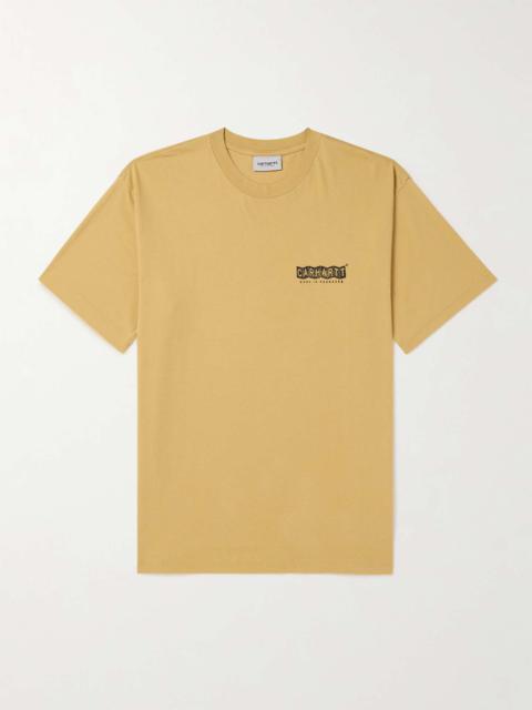 Stamp Logo-Print Cotton-Jersey T-Shirt