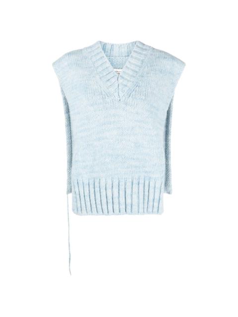 Maison Margiela sleeveless knit top