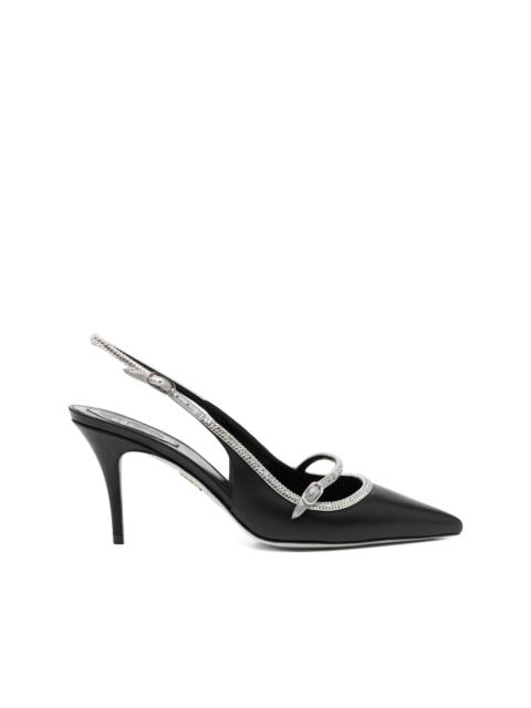 RENE CAOVILLA 80mm crystal-embellished pumps
