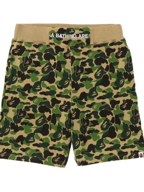 A BATHING APE® ABC Camo Sweat Shorts "Green" 1I30 153 017 GREEN