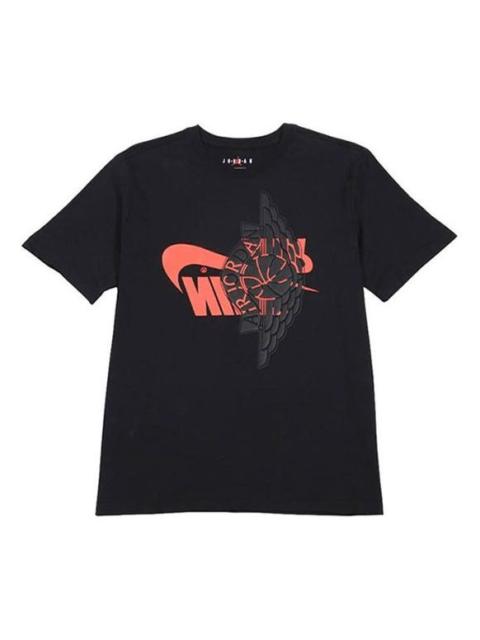 Jordan Air Jordan Futura Wings Logo Short Sleeve Black AO0602-010