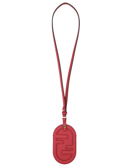 FENDI Name Tag Bag Accessories Red
